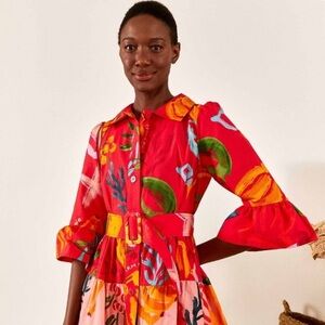 Farm Rio Tiered Dress NWOT